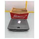 Budweiser Branded Wood Crate & Plastic Case