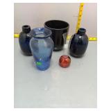 Art Glass Vases & Pottery