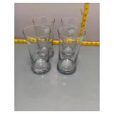 Fiesta Set of 4 Clear Highball Glasses