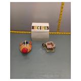 Vintage Ceramic Recipe Box & Collectibles