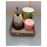 Ceramic Birdhouse Lantern - Miracles Happen