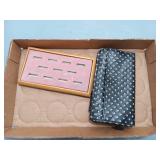 Ring Display Tray & Black Wallet - 2pc Lot