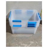 4 Ezystorage 75L Waterproof Storage Tub