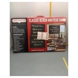 Chef Master Classic Black Hostess Sign Set