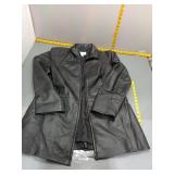Worthington Black Leather Jacket - Size Large