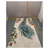 Peacock Feather Applique Art Quilt