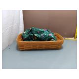 Longaberger Bread Basket w/ Liner & Protector