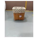 Longaberger Small Square Basket w/ Liner