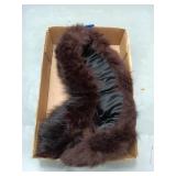 Dark Brown Fur Stole / Wrap
