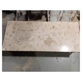 Marble-Top Coffee Table w/ Drawers