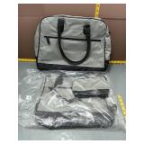 Gray Tote Bag w/ Organizer Insert Set