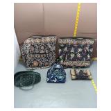 Vera Bradley Quilted Bag & Wallet Set