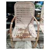 Metal Porch Rocker Chair