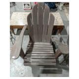Adirondack Chair - Weathered Wood