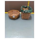 Longaberger 1997 Handwoven Basket w/ Liner