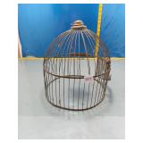 Vintage Dome-Top Wire Bird Cage