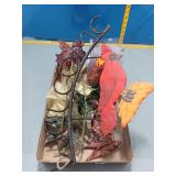 Fall/Autumn Bird & Leaf Decorative Lot