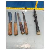 Vintage Knives & Rifle Scope
