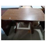 Wood Drop-Leaf Gate-Leg Dining Table