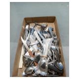 Mixed Flatware Lot - Forks Spoons Knives