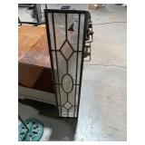 Vintage Leaded Glass Window Panel