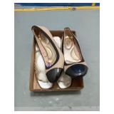 Comfort Plus Cap-Toe Pumps - Beige/Black
