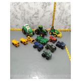 Mixed Lot Die-Cast Toy Vehicles - 13 Pieces