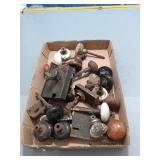 Vintage Door Knobs & Mortise Lock Hardware Lot