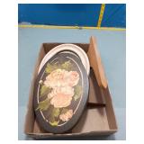 Vintage Floral Decor Lot - 4 Pieces