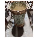 Large Stoneware Umbrella Stand Vase