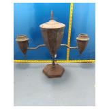Vintage Oil Lamp - 2-Arm Fluid Lamp Stand