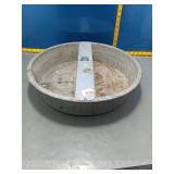 Pet Lodge Galvanized Round Feed Pan