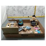 Misc Lot - Bear, Birdhouse, Figurines & More