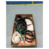 Assorted Belts & Elastic Cords - Mixed Lot