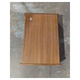 Vintage Teak Bedside Nightstand w/ Drawer