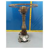 Vintage Ornate Table Lamp Base - No Shade