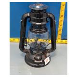 Vintage Hurricane Oil Lantern - Black Metal