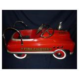 RED FIRE TRUCK PEDAL CAR