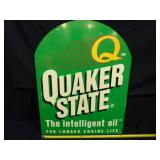 QUAKER STATE METAL SIGN - DOUBLE SIDED