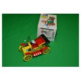 VINTAGE TIN LITHO FRICTION DRIVE TOY CAR