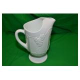 MILK GLASS PITCHER
