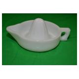 SUNKIST MILK GLASS JUICER