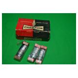 BOX OF VINTAGE CHAMPION SPARK PLUGS