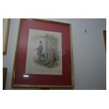 FRAMED 1923 CREAM OF WHEAT ADVERTISEMENT