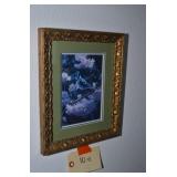 FRAMED PICTURE OF BLUEBIRD