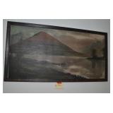 19TH CENTURY FRAMED OILON BOARD PAINTING