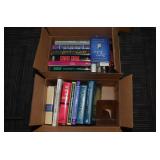 2 BOXES OF ASSORTED BOOKS