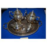 ROGER AND SON SILVERPLATE TEA SERVICE