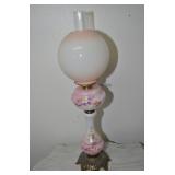 ELECTRIFIED KEROSENE TABLE LAMP