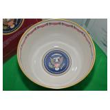 LIMITED ED. PRESIDENTIAL CERAMIC BOWL BY PICKARD